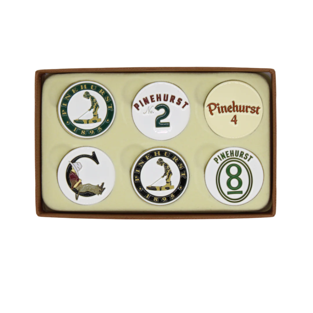 Pinehurst Courses 6 Ball Mark Set