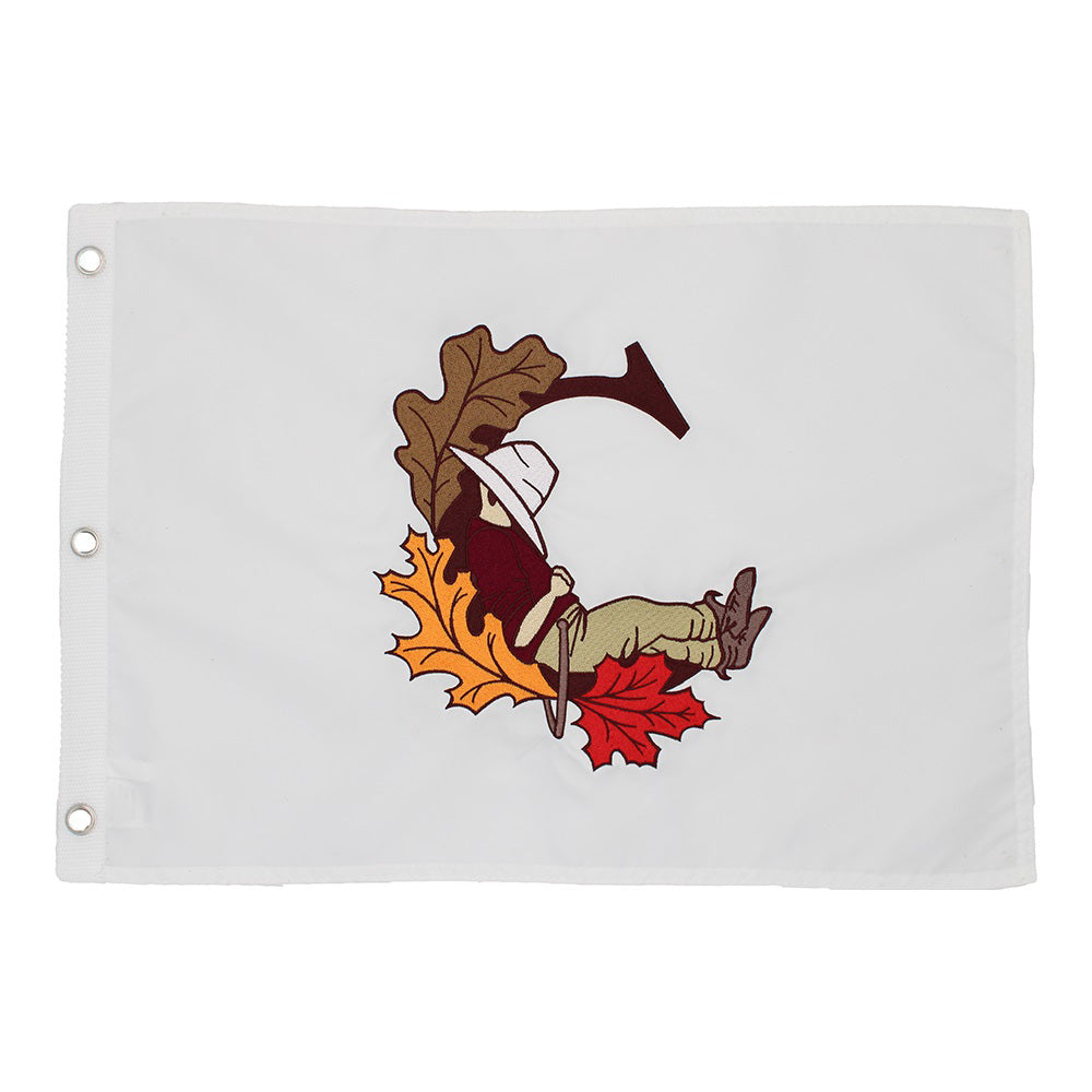 2026 Fall Cradle Embroided Pin Flag