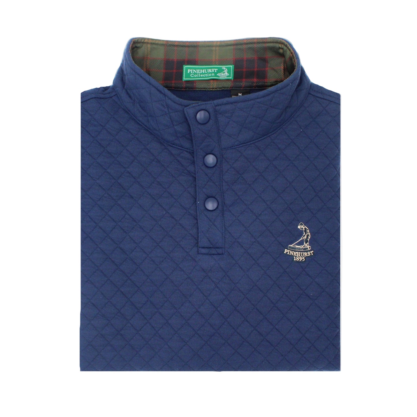 Men's Private Label Quilted Snap Pullover