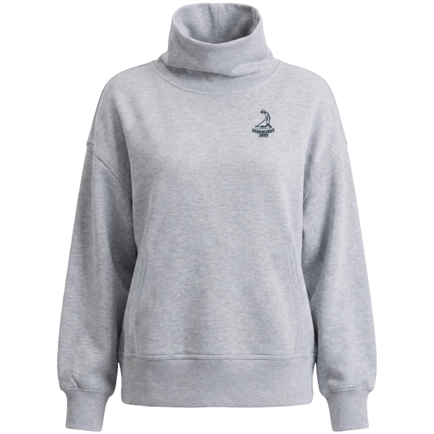 Ladies IBKUL Funnel Neck Pullover