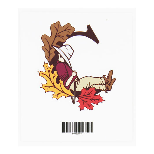 Fall Cradle Kiss Cut Sticker