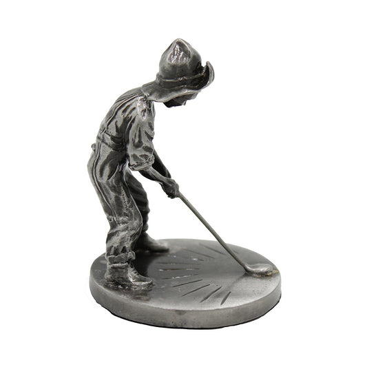 Putterboy Ahead Pewter Statue