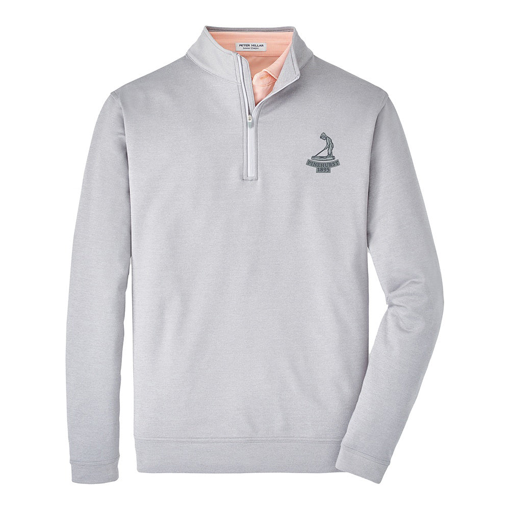 Men's Melange Performance Quarter Zip