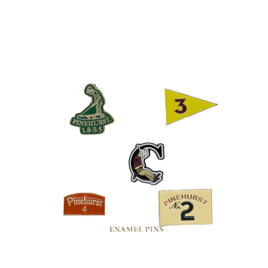 Pinehurst 5 Lapel Pin Pack