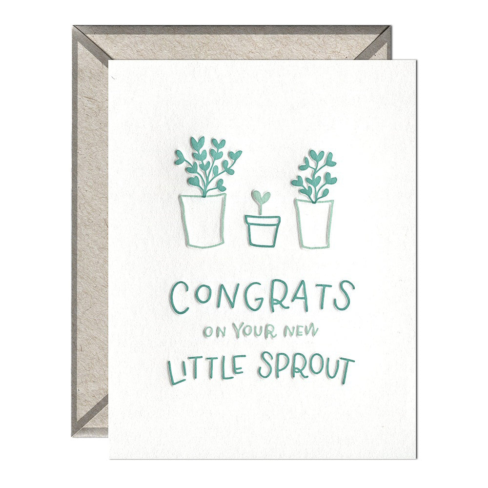 Little Sprout Congrats Notecard