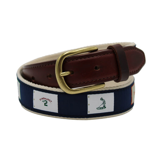 Pinehurst Pin Flag Ribbon Belt