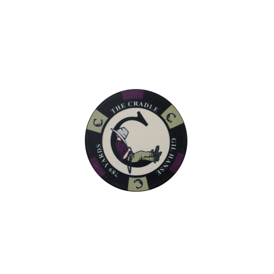 Cradle Yardage Poker Chip