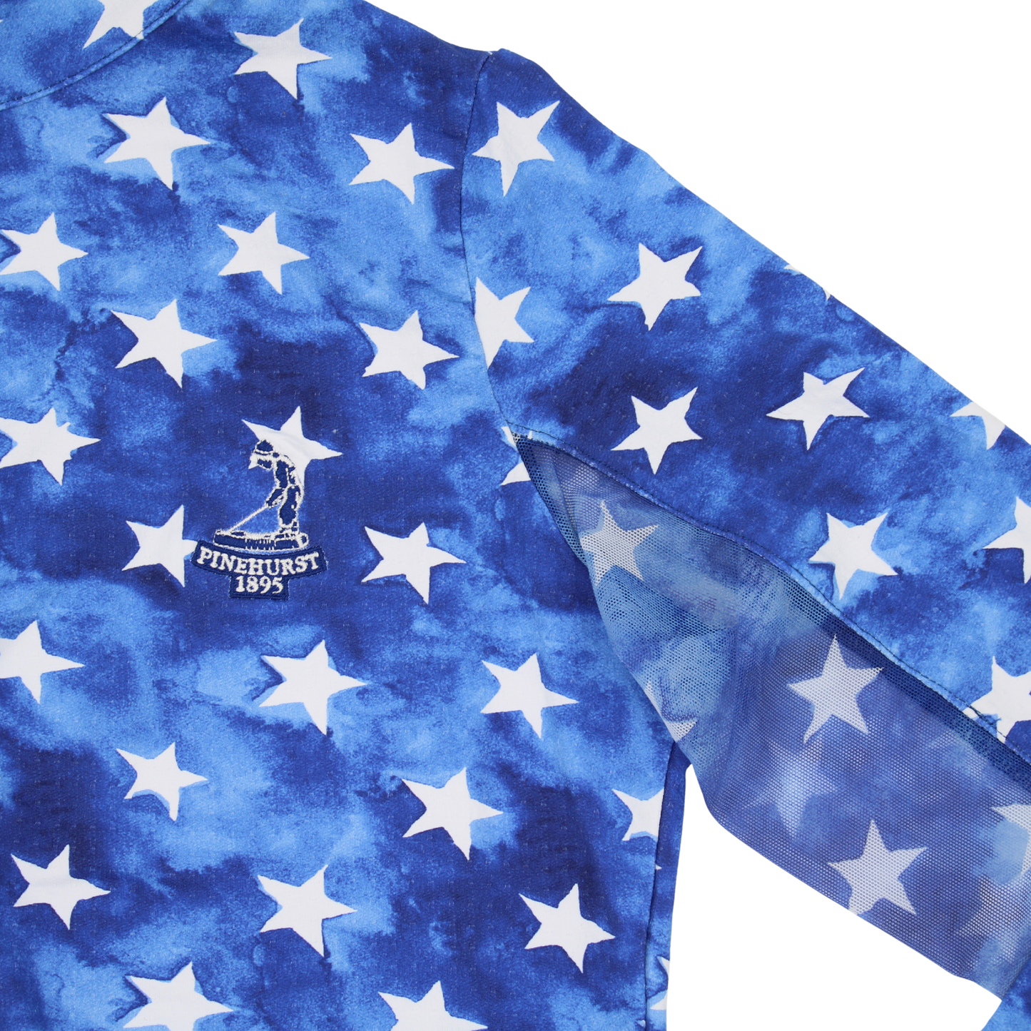 Ladies American Dream Long Sleeve Zip Mock