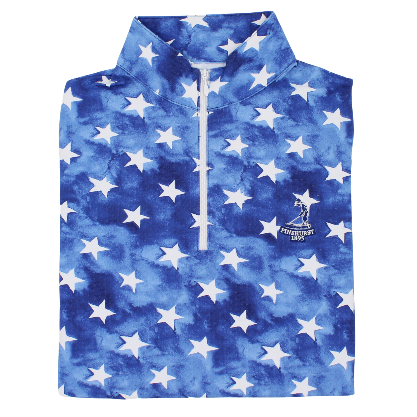 Ladies American Dream Long Sleeve Zip Mock