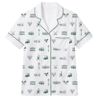 Sleepy Saturday Ladies Pinehurst Resort S/S Short Pajama Set