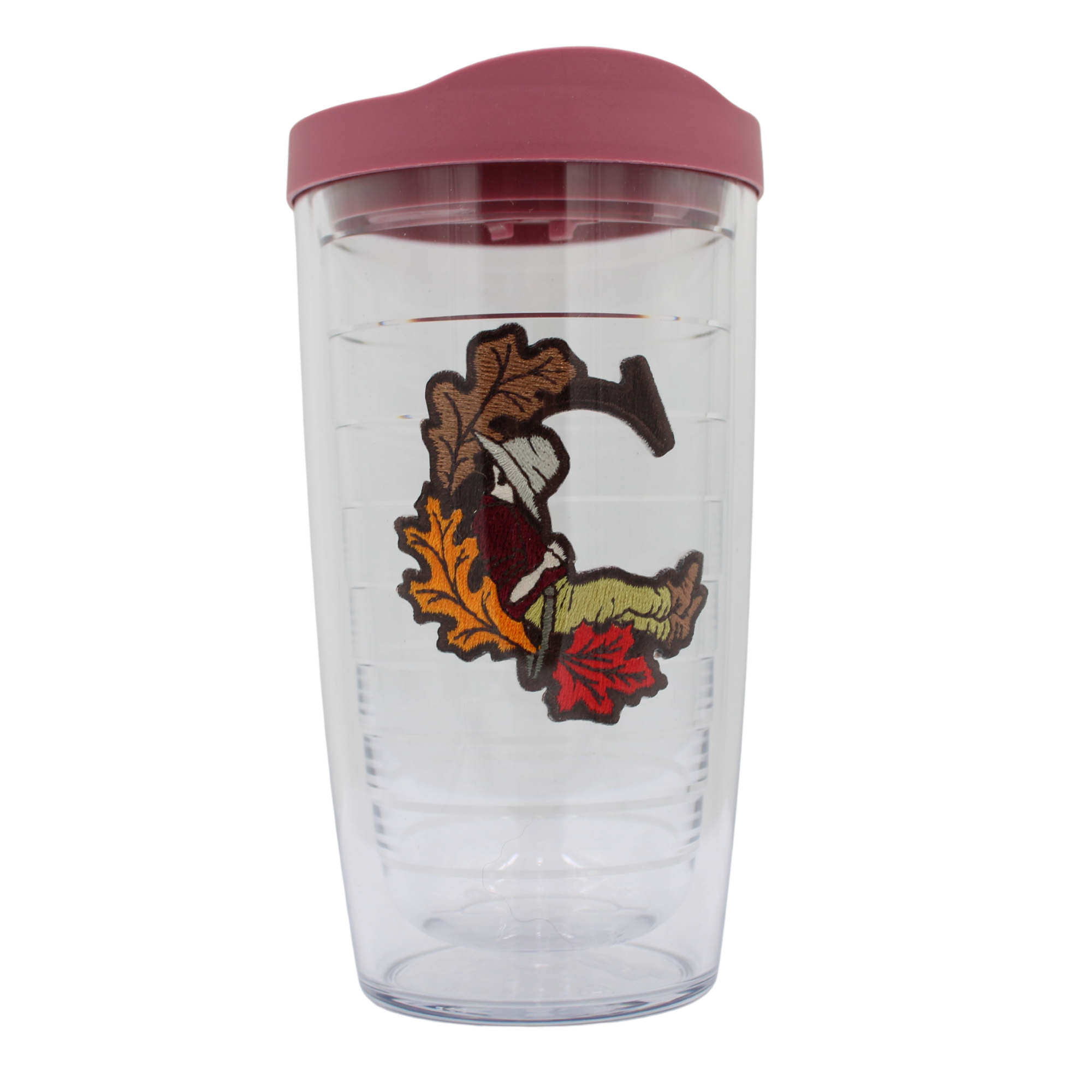 Fall Cradle Patch 16oz w Lid Tumbler