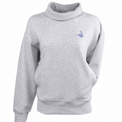 Ladies IBKUL Funnel Neck Pullover