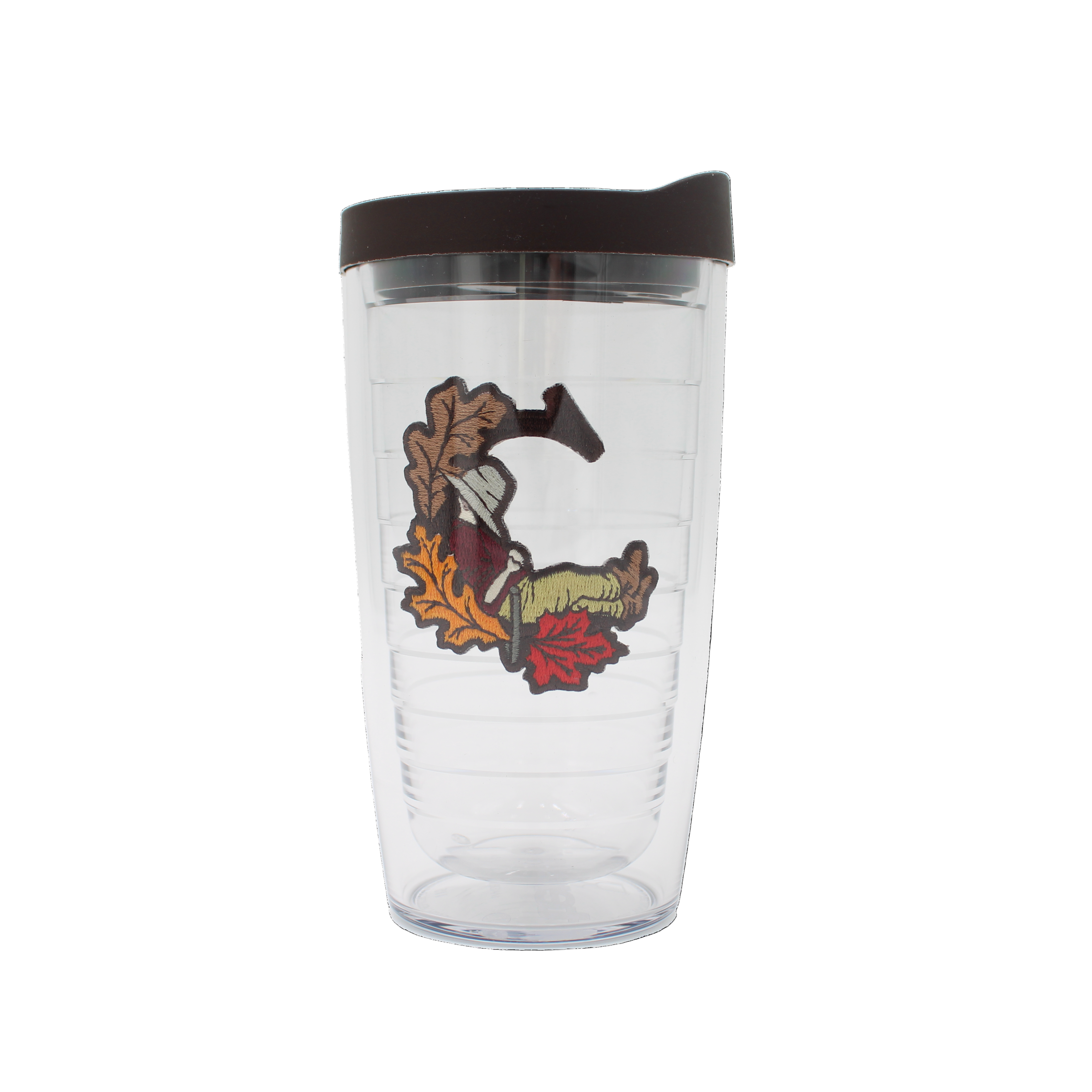 Fall Cradle Patch 16oz w Lid Tumbler