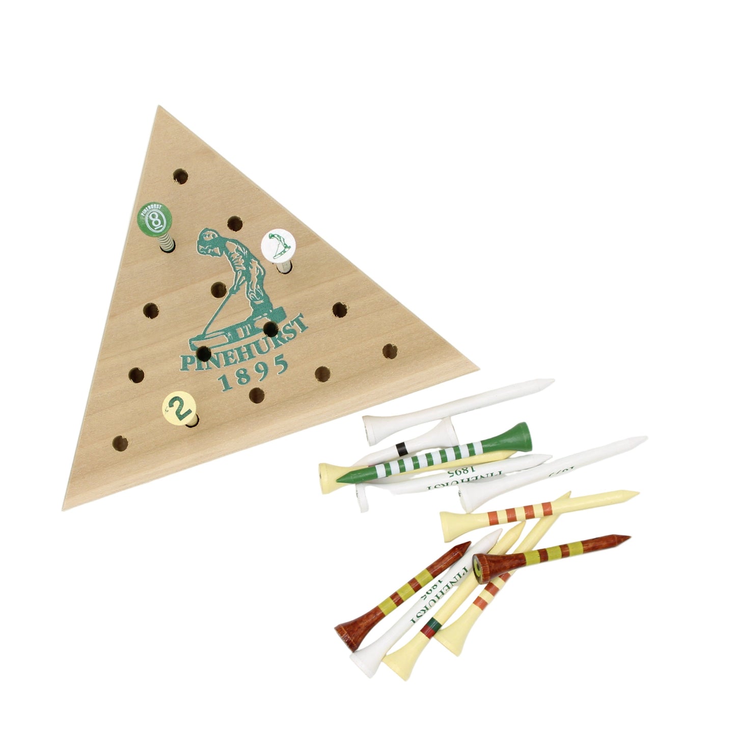 Pinehurst Golf Tee Triangle Peg Game
