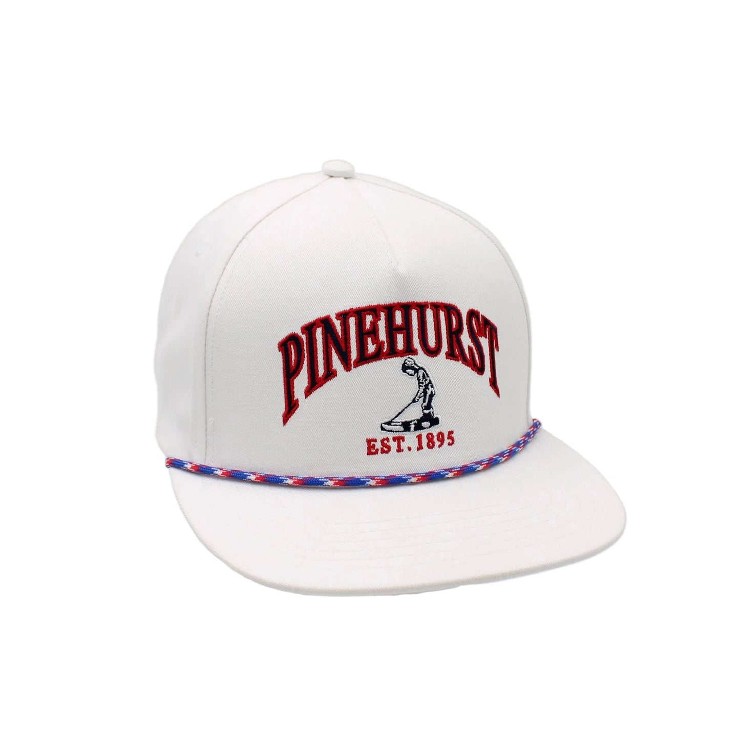 Pinehurst 1895 Flat Brim Rope Cap