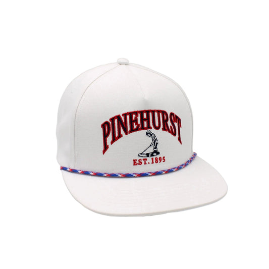 Pinehurst 1895 Flat Brim Rope Cap