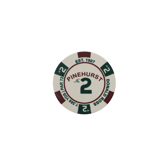 No. 2 Yardage Poker Chip