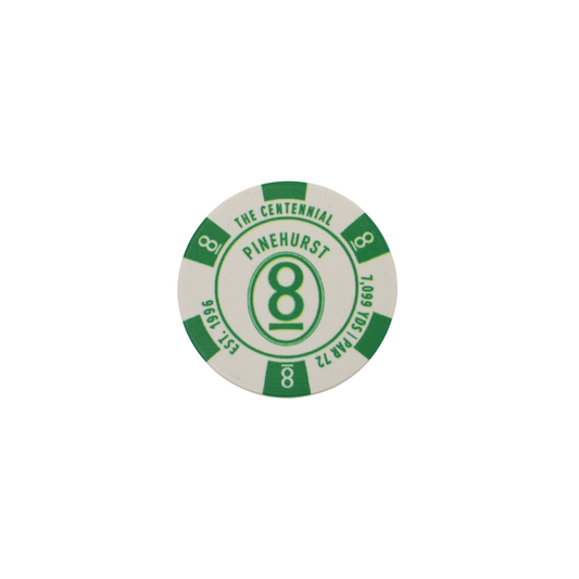 No. 8 Yardage Poker Chip
