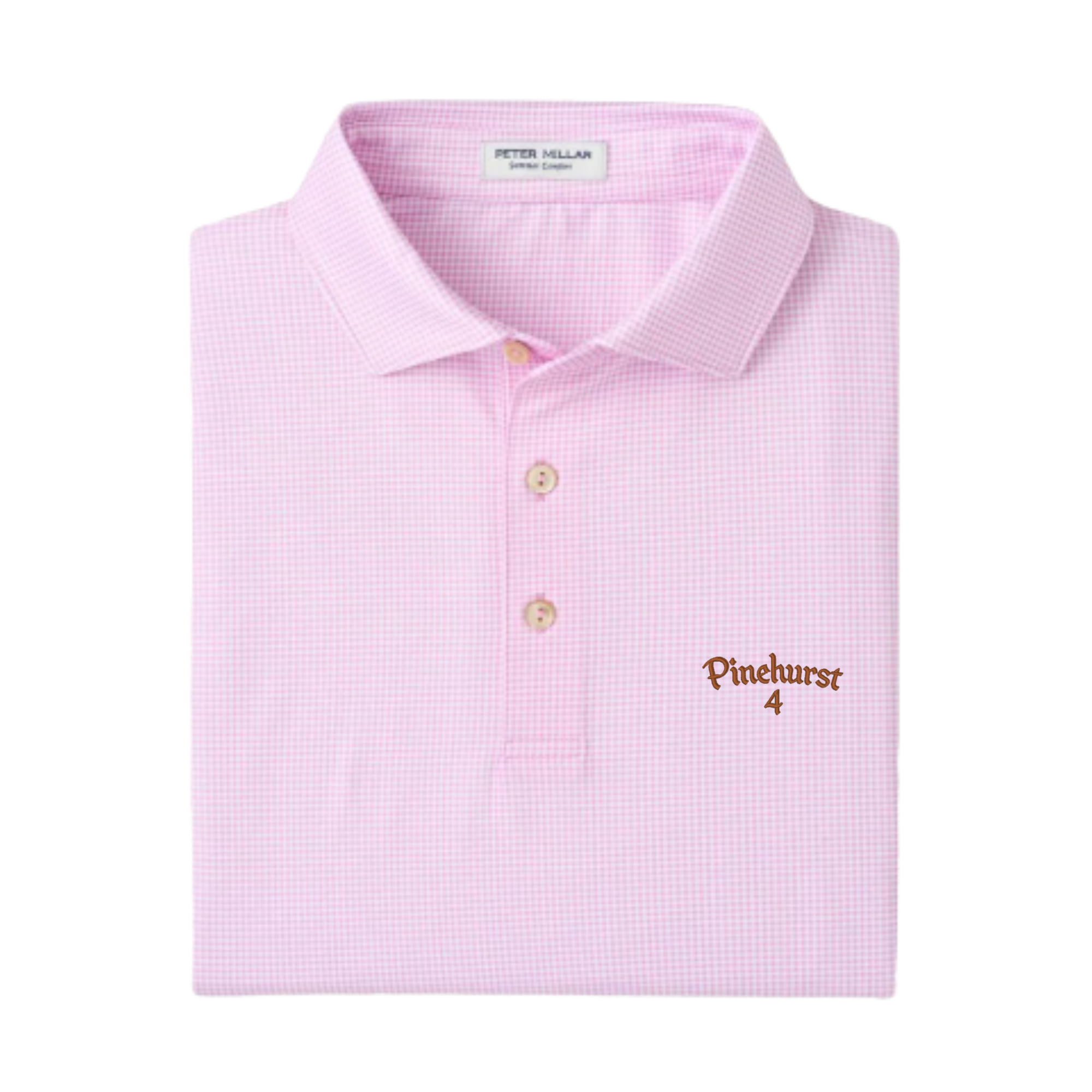 Men's No. 4 Gingham Polo