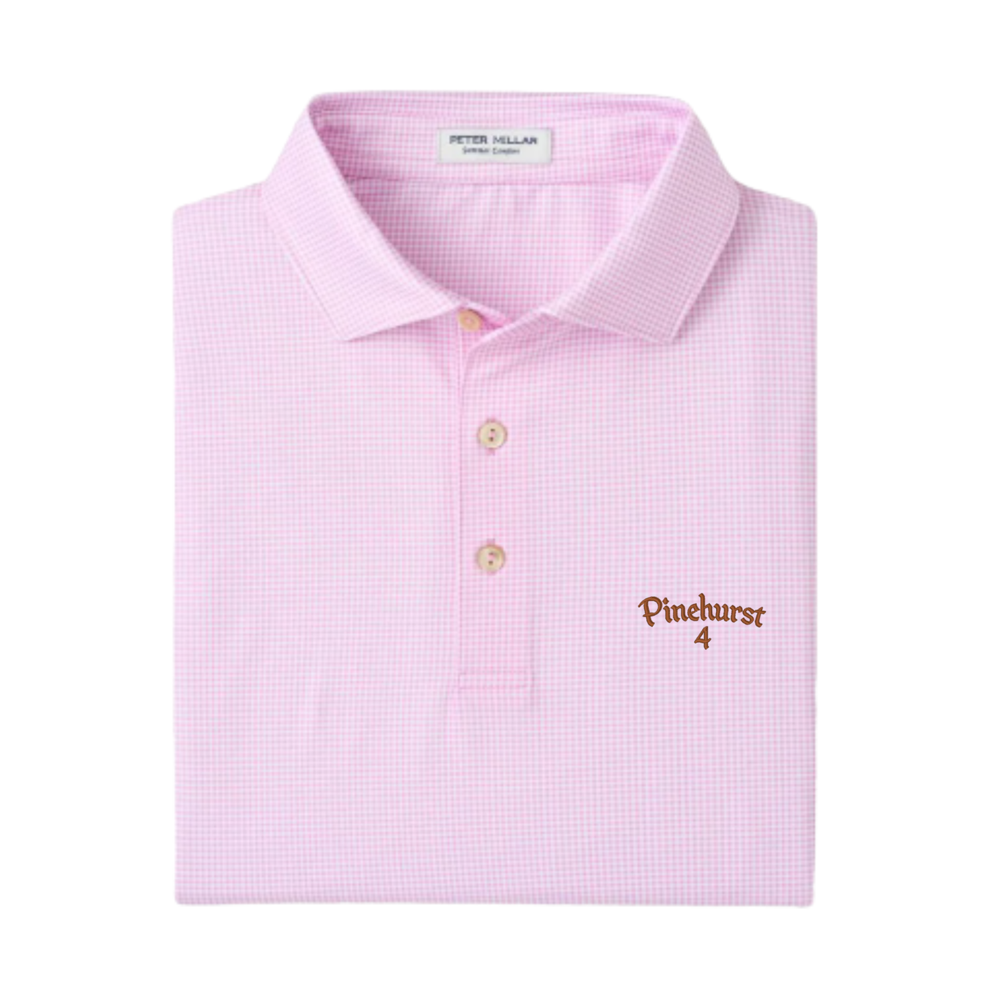 Men's No. 4 Gingham Polo