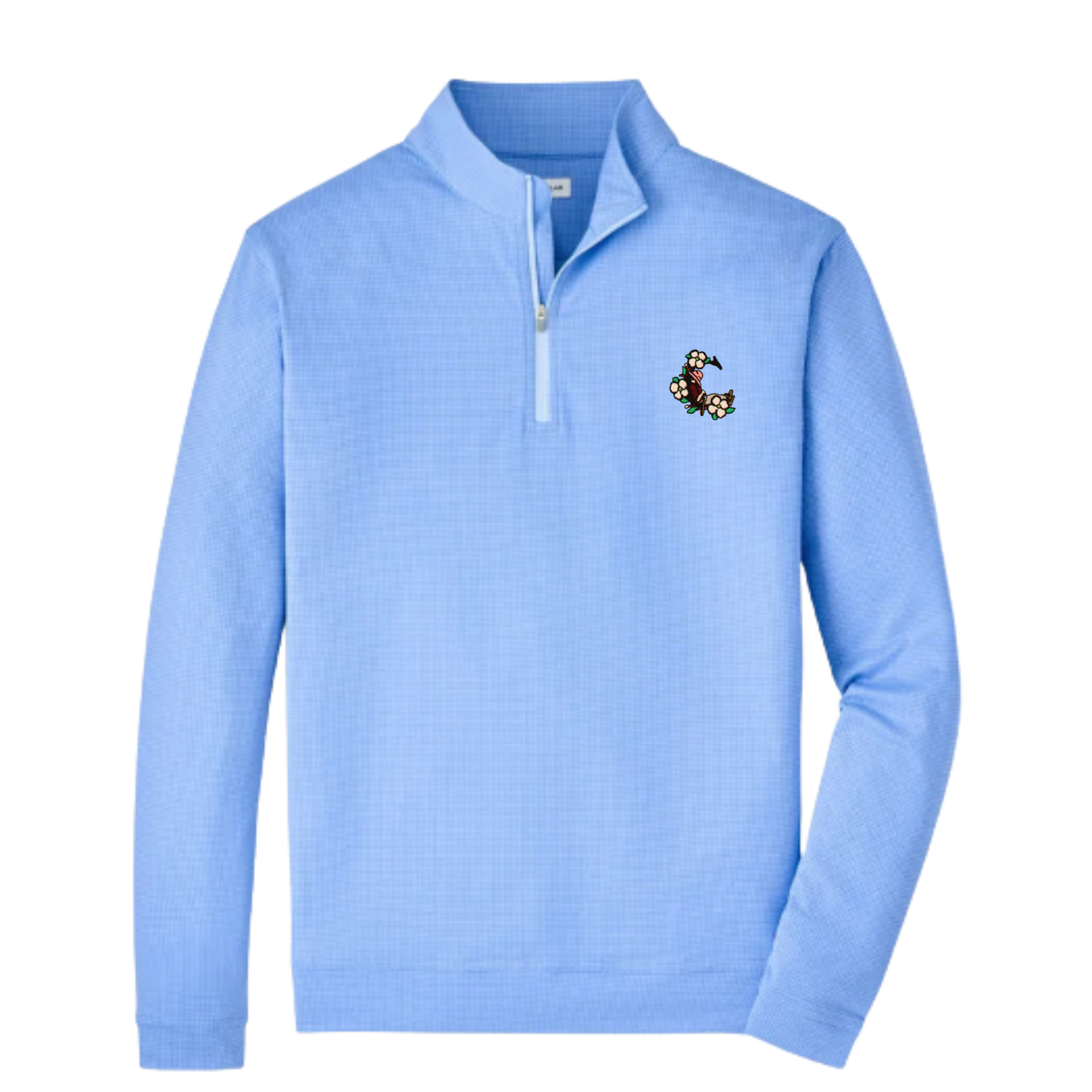 Men's FDOS Perth Basketweave 1/4 Zip Pullover