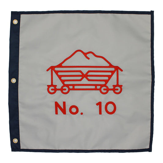 No. 10 Pin Flag 18x18