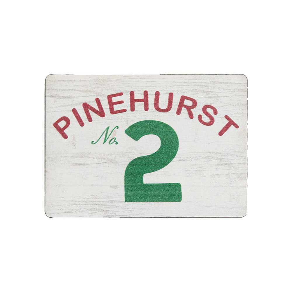 Pinehurst No.2 Wooden 2.5x3.5 Magnet