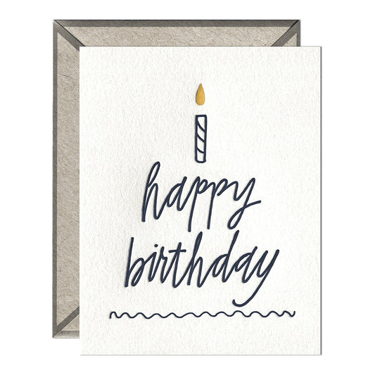 Happy Birthday Cake Notecard