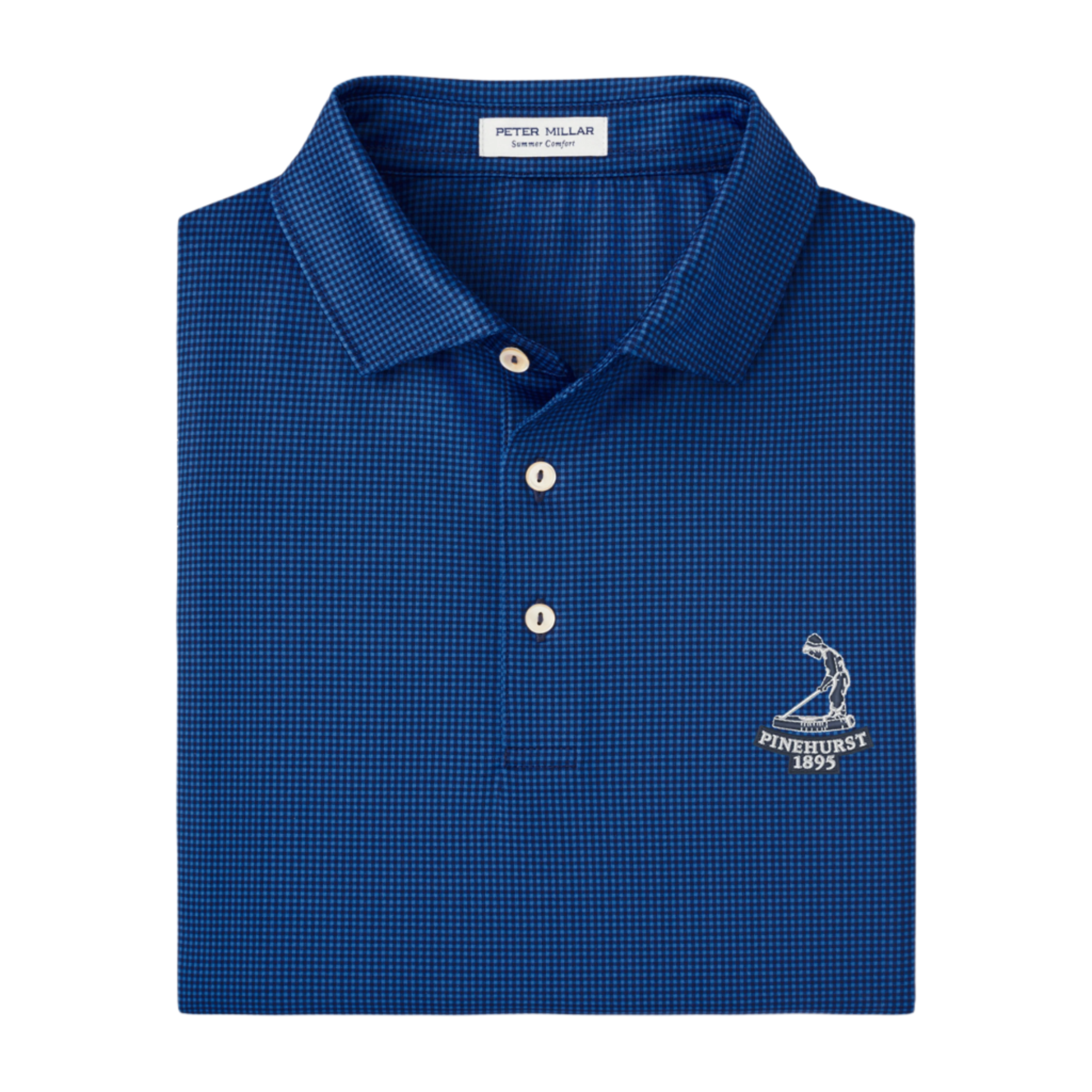 Men's Gingham Polo